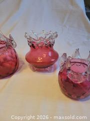 MaxSold Auction: Fenton cranberry glass basket, and potpourri bowls - Toronto (Ontario, Canada) SELLER MANAGED Estate Sale Online Auction - Amelia Street