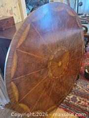 MaxSold Auction: Inlayed round breakfast table  - Toronto (Ontario, Canada) SELLER MANAGED Estate Sale Online Auction - Amelia Street