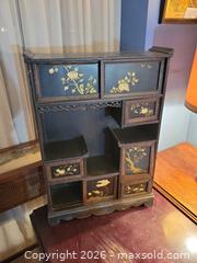 MaxSold Auction: Japanese black lacquered cabinet  - Toronto (Ontario, Canada) SELLER MANAGED Estate Sale Online Auction - Amelia Street