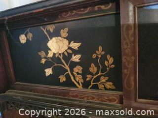 MaxSold Auction: Japanese black lacquered cabinet  - Toronto (Ontario, Canada) SELLER MANAGED Estate Sale Online Auction - Amelia Street