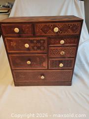 MaxSold Auction: Medium Japanese marquetry cabinet. - Toronto (Ontario, Canada) SELLER MANAGED Estate Sale Online Auction - Amelia Street