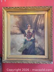 MaxSold Auction: Oil painting of A Girl Gathering Branches  - Toronto (Ontario, Canada) SELLER MANAGED Estate Sale Online Auction - Amelia Street