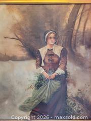 MaxSold Auction: Oil painting of A Girl Gathering Branches  - Toronto (Ontario, Canada) SELLER MANAGED Estate Sale Online Auction - Amelia Street