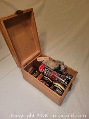 MaxSold Auction: Shoe shining box - Toronto (Ontario, Canada) SELLER MANAGED Estate Sale Online Auction - Amelia Street