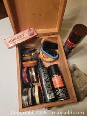 MaxSold Auction: Shoe shining box - Toronto (Ontario, Canada) SELLER MANAGED Estate Sale Online Auction - Amelia Street