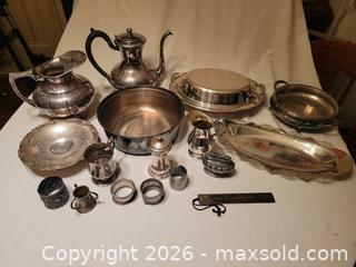 MaxSold Auction: Silver plate lot - Toronto (Ontario, Canada) SELLER MANAGED Estate Sale Online Auction - Amelia Street