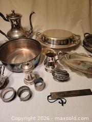MaxSold Auction: Silver plate lot - Toronto (Ontario, Canada) SELLER MANAGED Estate Sale Online Auction - Amelia Street