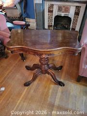 MaxSold Auction: Victorian card table - Toronto (Ontario, Canada) SELLER MANAGED Estate Sale Online Auction - Amelia Street