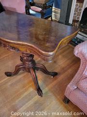 MaxSold Auction: Victorian card table - Toronto (Ontario, Canada) SELLER MANAGED Estate Sale Online Auction - Amelia Street