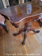 MaxSold Auction: Victorian card table - Toronto (Ontario, Canada) SELLER MANAGED Estate Sale Online Auction - Amelia Street
