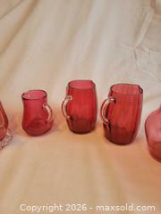 MaxSold Auction: Victorian cranberry glass creamers - Toronto (Ontario, Canada) SELLER MANAGED Estate Sale Online Auction - Amelia Street