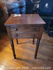 MaxSold Auction: Victorian side table - Toronto (Ontario, Canada) SELLER MANAGED Estate Sale Online Auction - Amelia Street