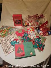 MaxSold Auction: Vintage Christmas wrapping  - Toronto (Ontario, Canada) SELLER MANAGED Estate Sale Online Auction - Amelia Street