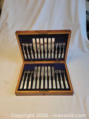 MaxSold Auction: Dessert cutting utensil and fork set of 12  - Toronto (Ontario, Canada) SELLER MANAGED Estate Sale Online Auction - Amelia Street