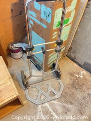 MaxSold Auction: Folding Convertible Hand Truck / Dolly — Telescoping Handle - Ajax (Ontario, Canada) SELLER MANAGED Downsizing Online Auction - Poplar Avenue