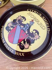 MaxSold Auction: Howard Citrus-Shield Premium Paste Wax, 4 tins (11 oz each) - Ajax (Ontario, Canada) SELLER MANAGED Downsizing Online Auction - Poplar Avenue
