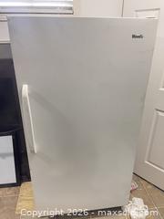 MaxSold Auction: Wood's V15NAB Upright Freestanding Freezer - Ajax (Ontario, Canada) SELLER MANAGED Downsizing Online Auction - Poplar Avenue