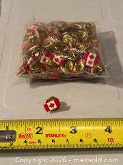 MaxSold Auction: New Canada Flag Pins Lot of 100 - Ottawa (Ontario, Canada) SELLER MANAGED Estate Sale Online Auction - Country Lane West