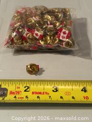 MaxSold Auction: New Canada Flag Pins Lot of 100 - Ottawa (Ontario, Canada) SELLER MANAGED Estate Sale Online Auction - Country Lane West