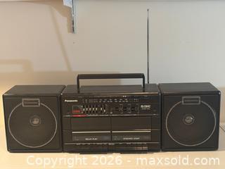 MaxSold Auction: Panasonic RX-CW42 Portable Stereo With Speakers. Works. - Ottawa (Ontario, Canada) SELLER MANAGED Estate Sale Online Auction - Country Lane West