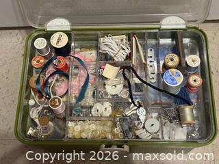 MaxSold Auction: Vintage Hard Plastic Sewing Kit & Contents - Ottawa (Ontario, Canada) SELLER MANAGED Estate Sale Online Auction - Country Lane West