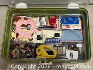MaxSold Auction: Vintage Hard Plastic Sewing Kit & Contents - Ottawa (Ontario, Canada) SELLER MANAGED Estate Sale Online Auction - Country Lane West