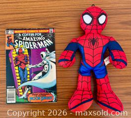 MaxSold Auction: 1981 Marvel Comics #220 Spider-Man Comic & Spider-Man Plush - Bowmanville (Ontario, Canada) SELLER MANAGED Reseller Online Auction - Cedar Crest Beach Road