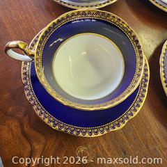 MaxSold Auction: Aynsley Bone China 20-Piece Cobalt Blue & Gold Gilt Set - Leeds And The Thousand Islands (Ontario, Canada) SELLER MANAGED Downsizing Online Auction - Prince Street