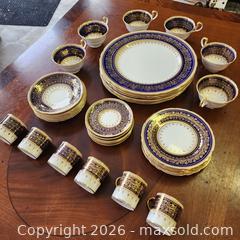 MaxSold Auction: Aynsley with Cobalt Blue & Gold Gilt - Leeds And The Thousand Islands (Ontario, Canada) SELLER MANAGED Downsizing Online Auction - Prince Street