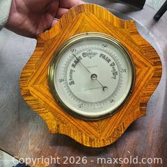MaxSold Auction: Henry Birks & Sons Aneroid Wall Barometer (Made in England) - Leeds And The Thousand Islands (Ontario, Canada) SELLER MANAGED Downsizing Online Auction - Prince Street