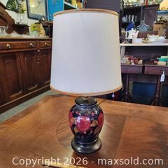 MaxSold Auction: Moorcroft Ceramic Table Lamp with Hand-Painted Fruit Motif - Leeds And The Thousand Islands (Ontario, Canada) SELLER MANAGED Downsizing Online Auction - Prince Street