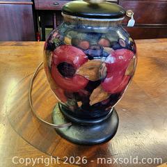 MaxSold Auction: Moorcroft Ceramic Table Lamp with Hand-Painted Fruit Motif - Leeds And The Thousand Islands (Ontario, Canada) SELLER MANAGED Downsizing Online Auction - Prince Street