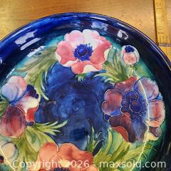 MaxSold Auction: Moorcroft Hand-Signed Decorative Bowl, Deep Blue Floral - Leeds And The Thousand Islands (Ontario, Canada) SELLER MANAGED Downsizing Online Auction - Prince Street