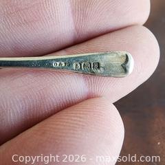 MaxSold Auction: Sterling Silver and cobolt blue, Mustard Pot with Lid, & Sterling silver Spoon - Leeds And The Thousand Islands (Ontario, Canada) SELLER MANAGED Downsizing Online Auction - Prince Street