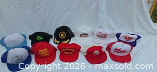 MaxSold Auction: 11 Vintage Trucker Hats  - San Jose (California, USA) SELLER MANAGED Downsizing Online Auction - North 24th Street