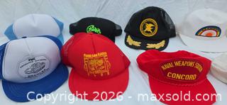 MaxSold Auction: 11 Vintage Trucker Hats  - San Jose (California, USA) SELLER MANAGED Downsizing Online Auction - North 24th Street