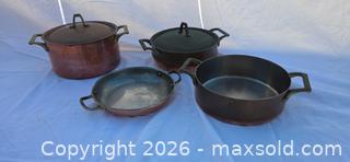 MaxSold Auction: 2 Vintage Paul Revere Copper Cookware Set and Others - San Jose (California, USA) SELLER MANAGED Downsizing Online Auction - North 24th Street