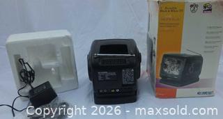 MaxSold Auction: Curtis 5-inch Portable Black & White CRT TV RT068K - San Jose (California, USA) SELLER MANAGED Downsizing Online Auction - North 24th Street