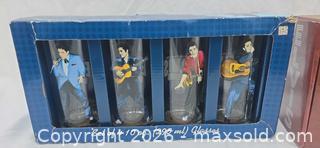 MaxSold Auction: Elvis Presley Glass Drinking Sets - San Jose (California, USA) SELLER MANAGED Downsizing Online Auction - North 24th Street