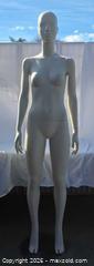MaxSold Auction: Female Full-Body Retail Mannequin, Matte White, Standing - San Jose (California, USA) SELLER MANAGED Downsizing Online Auction - North 24th Street