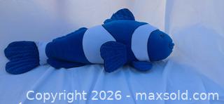MaxSold Auction: Fiesta Jumbo Blue Clown Fish Plush - San Jose (California, USA) SELLER MANAGED Downsizing Online Auction - North 24th Street