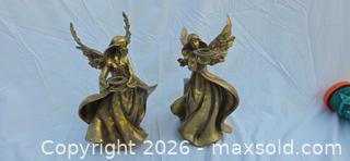 MaxSold Auction: Pair of Angel Figurine Candle Holders - San Jose (California, USA) SELLER MANAGED Downsizing Online Auction - North 24th Street