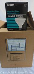 MaxSold Auction: Philips Weather?Proof Outdoor Flood 150W (10 bulbs) - San Jose (California, USA) SELLER MANAGED Downsizing Online Auction - North 24th Street