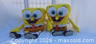MaxSold Auction: ?VINTAGE 2003 SpongeBob SquarePants Bloodshot Eye Plush - Baby Boom Pillow Buddy - Rare - San Jose (California, USA) SELLER MANAGED Downsizing Online Auction - North 24th Street