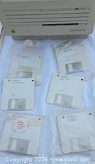 MaxSold Auction: Vintage Apple Macintosh SE Computer with Manuals & 7 Floppy Disks - San Jose (California, USA) SELLER MANAGED Downsizing Online Auction - North 24th Street