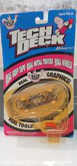 MaxSold Auction: Vintage Tech Deck Series 3120 Fingerboard - Flip Rune Glifberg - San Jose (California, USA) SELLER MANAGED Downsizing Online Auction - North 24th Street