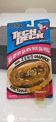 MaxSold Auction: Vintage Tech Deck Zero Series 3090 Fingerboard — Skunk Graphic - San Jose (California, USA) SELLER MANAGED Downsizing Online Auction - North 24th Street