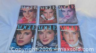MaxSold Auction: Vogue Magazines (Incorporating Vanity Fair) from 1981 - 1982 - San Jose (California, USA) SELLER MANAGED Downsizing Online Auction - North 24th Street