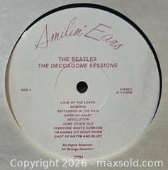MaxSold Auction: Beatles - The Deccagone Sessions - Smilin’  Ears - Toronto (Ontario, Canada) SELLER MANAGED Downsizing Online Auction - Yonge Boulevard