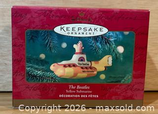 MaxSold Auction: Beatles Hallmark Yellow Submarine Keepsake Ornament - Toronto (Ontario, Canada) SELLER MANAGED Downsizing Online Auction - Yonge Boulevard